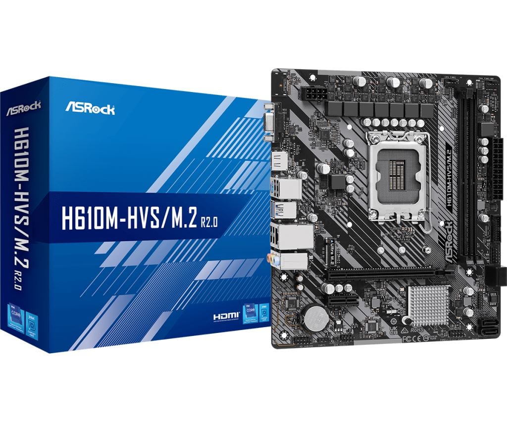 ASRock H610M-HVS/M.2 R2.0 alaplap ASRock H610M-HVS/M.2 R2.0 alaplap