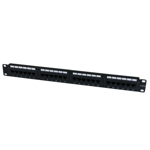Startech.com 24 port 1U 19" Cat6 Patch panel (C6PANEL24) Startech.com 24 port 1U 19" Cat6 Patch panel (C6PANEL24)