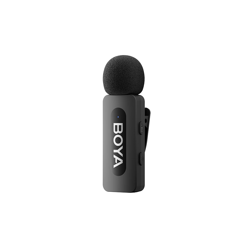BOYA BY-V1 V Series vezeték nélküli mikrofon Lightning csatlakozós eszközökhöz, 1 adó + 1 vevő