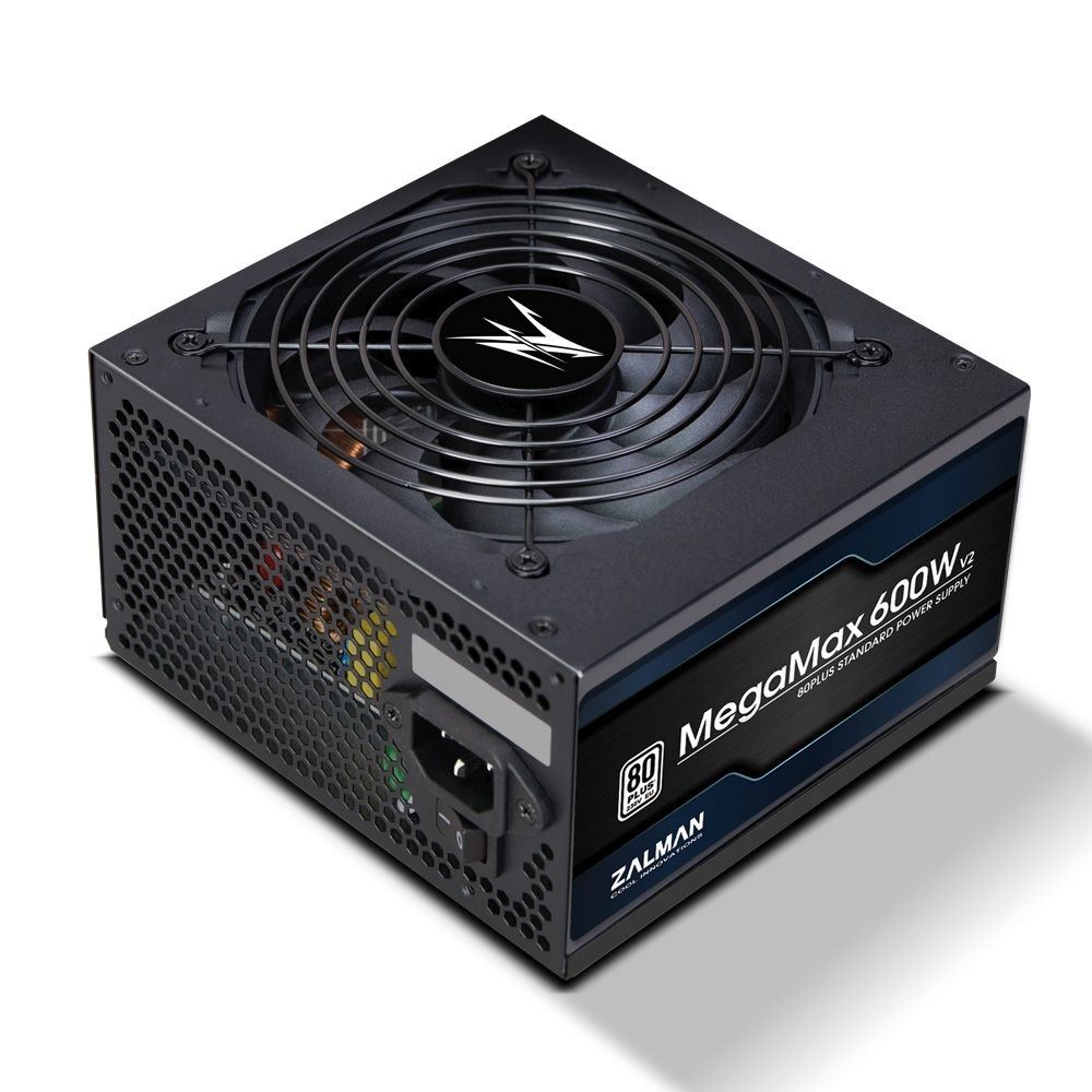 Zalman MegaMax ZM600-TXII(V2) 600W 80+ ventillátorral dobozos tápegység Zalman MegaMax ZM600-TXII(V2) 600W 80+ ventillátorral dobozos tápegység