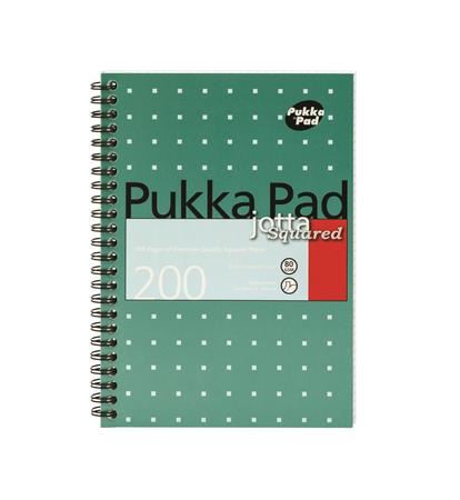 Pukka Pad spirálfüzet, A5, kockás, 100 lap, "Metallic Jotta" (PUPJJM021K) Pukka Pad spirálfüzet, A5, kockás, 100 lap, "Metallic Jotta" (PUPJJM021K)