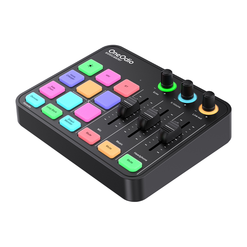 OneOdio Solocaster hangkeverő és hangkártya