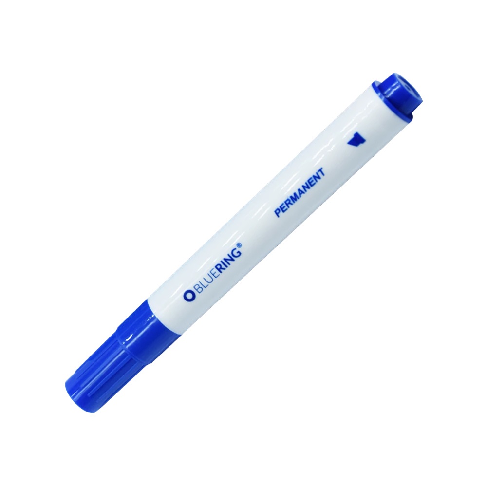 Bluering Alkoholos marker 1-4mm, vágott végű  kék (JJ20523C)