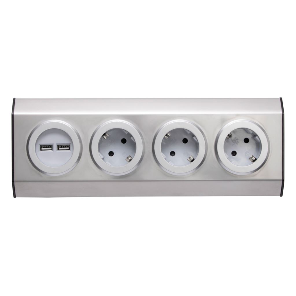 Somogyi KNV 03/USB szerelhető konyhai elosztó USB aljzatokkal Somogyi KNV 03/USB szerelhető konyhai elosztó USB aljzatokkal