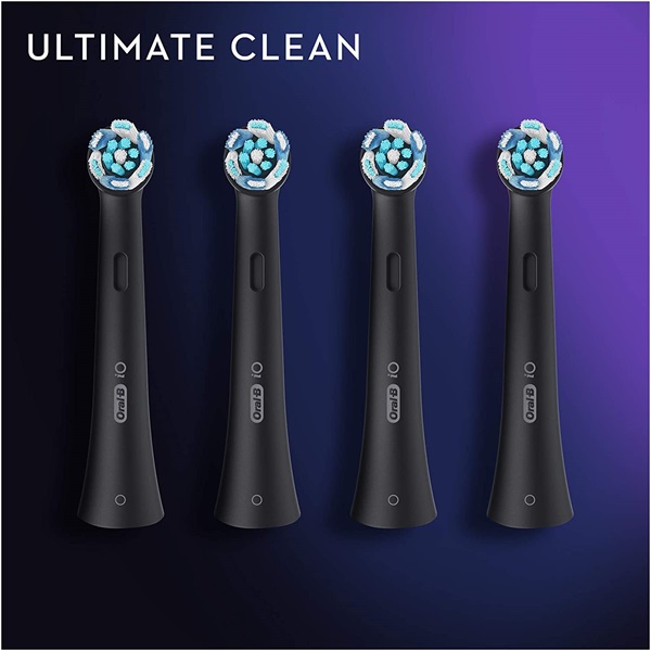 Braun Oral-B iO fogkefefej Ultimate Clean 4db fekete (4210201342809)