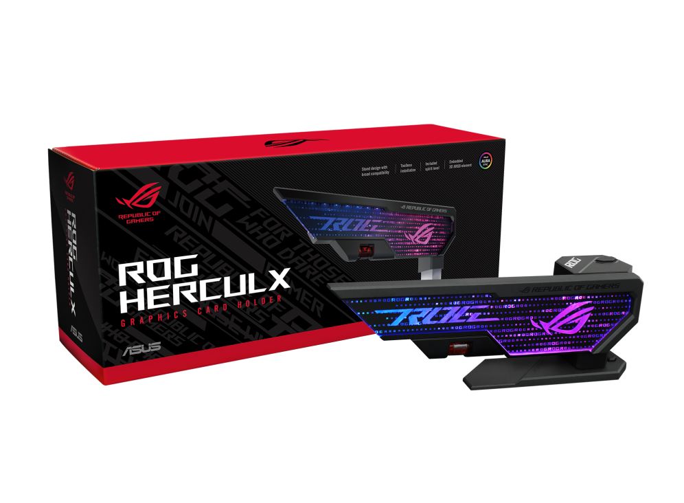 ASUS ROG Herculx grafikuskártya-tartó (90DA0020-B09000) ASUS ROG Herculx grafikuskártya-tartó (90DA0020-B09000)