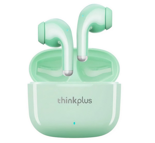 Lenovo THINKPLUS LP40PRO bluetooth fülhallgató SZTEREO (v5.1, TWS, zajszűrő, mikrofon + töltőtok) VILÁGOSZÖLD (LP40PRO_G)