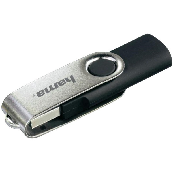 Hama Rotate 90891 8GB USB2.0 fekete-szürke Flash Drive Hama Rotate 90891 8GB USB2.0 fekete-szürke Flash Drive