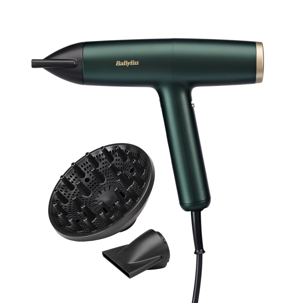 BaByliss D6555DE Air Power Pro Ionos hajszárító  1700W Zöld-arany