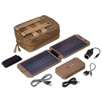 Napelemes akkutöltő és powerbank, 1000 mA 5 W, Power Traveller Powerbank Solar Extreme Tactical PTL-EXT001 TAC Napelemes akkutöltő és powerbank, 1000 mA 5 W, Power Traveller Powerbank Solar Extreme Tactical PTL-EXT001 TAC