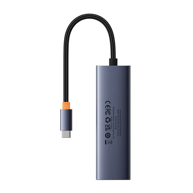 4in1 Hub Baseus  UltraJoy USB-C do USB 3.0 (space grey)