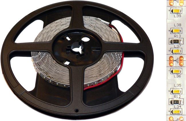 Sunwor 3014-120D WW LED szalag 5 m meleg fehér (114425) Sunwor 3014-120D WW LED szalag 5 m meleg fehér (114425)