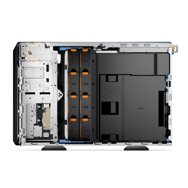 DELL ISG szerver  PE T560 torony (8x3.5"), 1x8C S4509Y 2.6GHz, 1x16GB, 1x480GB RI SSD; H355, iD9 En., 2x700W.