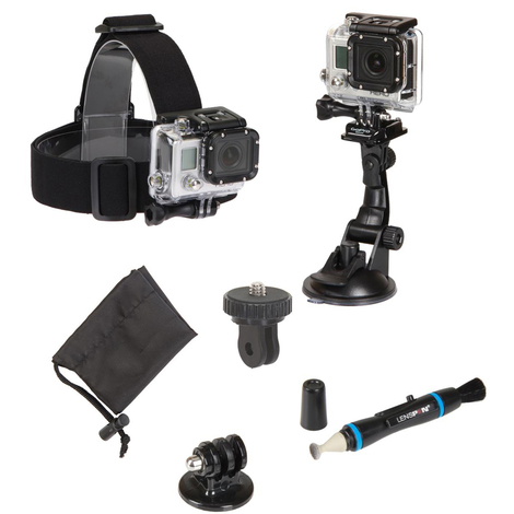 Sunpak Action Camera Accessory Kit 5 tartozékszett GoPro rendszerű kamerához, 5 db-os Sunpak Action Camera Accessory Kit 5 tartozékszett GoPro rendszerű kamerához, 5 db-os