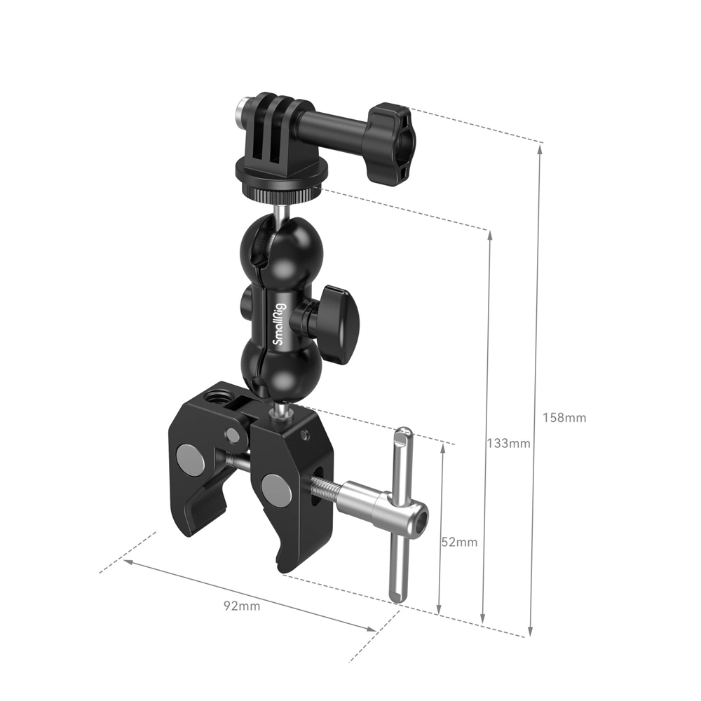 SmallRig Crab-Shaped Clamp Kit with Ballhead Magic Arm 1138B SmallRig Crab-Shaped Clamp Kit with Ballhead Magic Arm 1138B