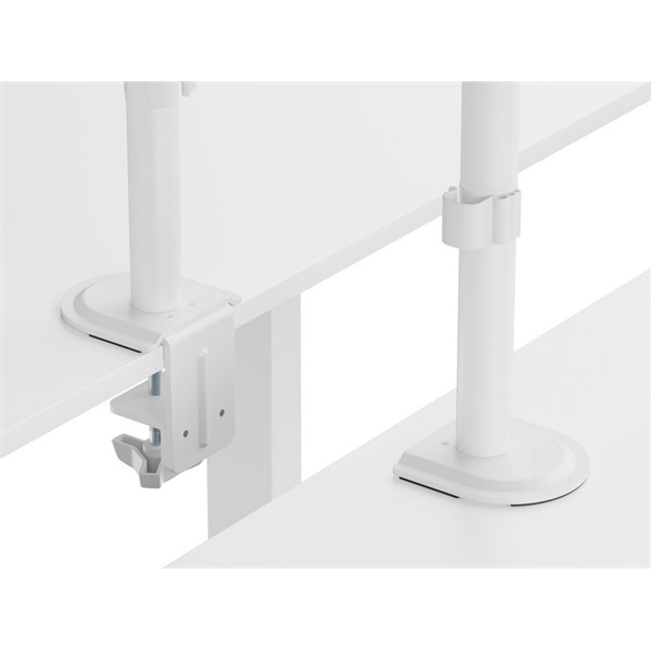 Equip    650167  13"-27"  2 monitor  dönthető forgatható Monitor Asztali konzol Fehér 