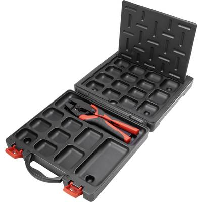 Racsnis krimpelőfogó, krimpelő betét nélkül Toolcraft 1423556 Racsnis krimpelőfogó, krimpelő betét nélkül Toolcraft 1423556