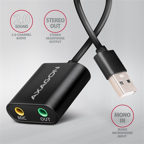Axagon ADA-12 USB külső hangkártya