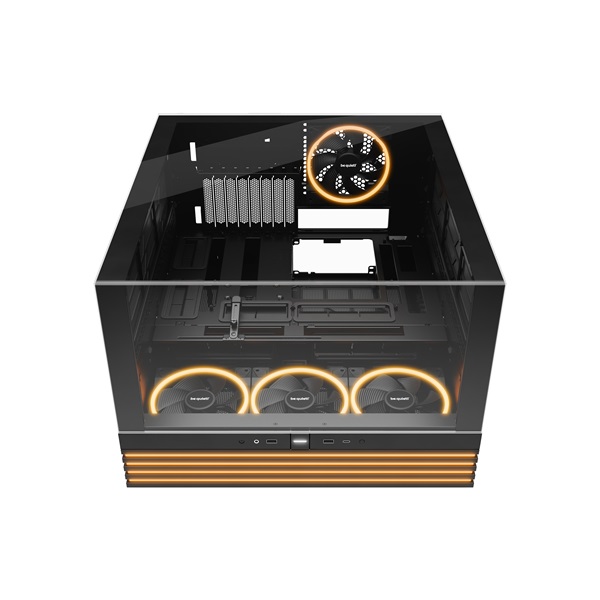 Be Quiet! LIGHT BASE 900 FX Black ATX edzett üveg oldallap Számítógépház   fekete 