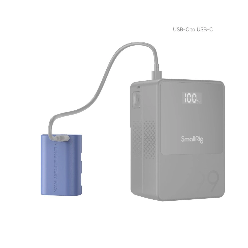SmallRig LP-E6NH USB-C   Újratölthető fényképezőgép akkumulátor