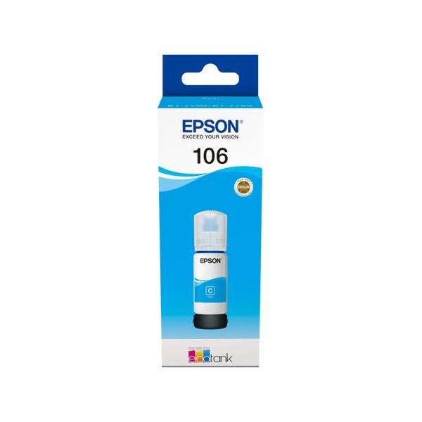 Epson 106 EcoTank tinta cián (C13T00R240) Epson 106 EcoTank tinta cián (C13T00R240)