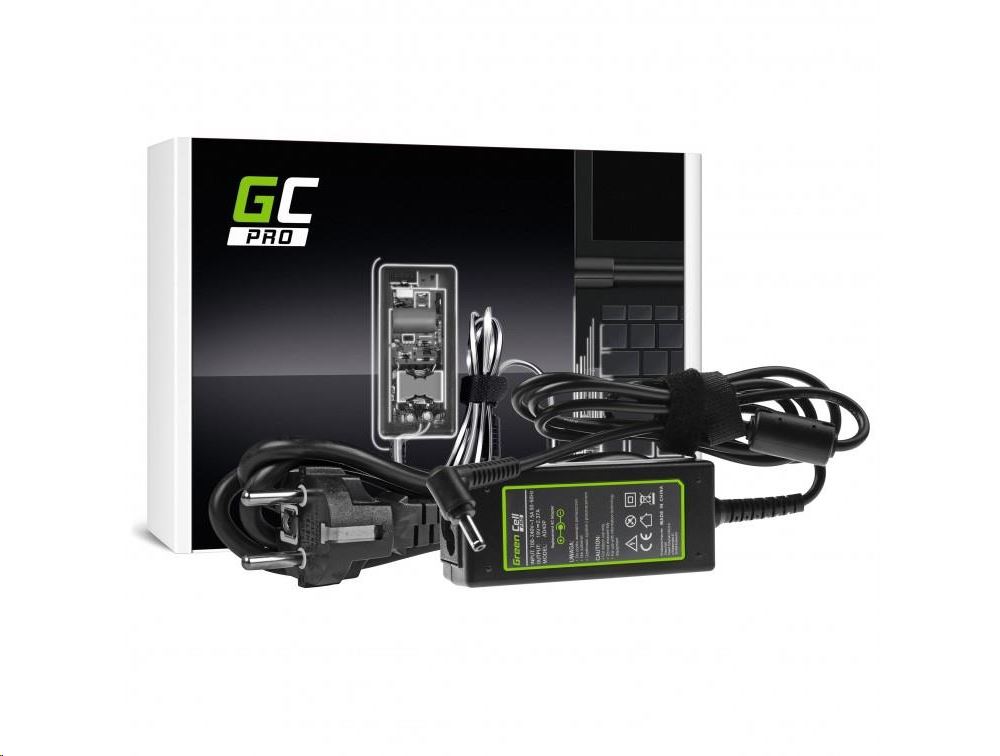 Green Cell PRO Notebook töltő Asus R540 X200C X200M X201E X202E V 19V 2.37A 45W (AD40P) Green Cell PRO Notebook töltő Asus R540 X200C X200M X201E X202E V 19V 2.37A 45W (AD40P)