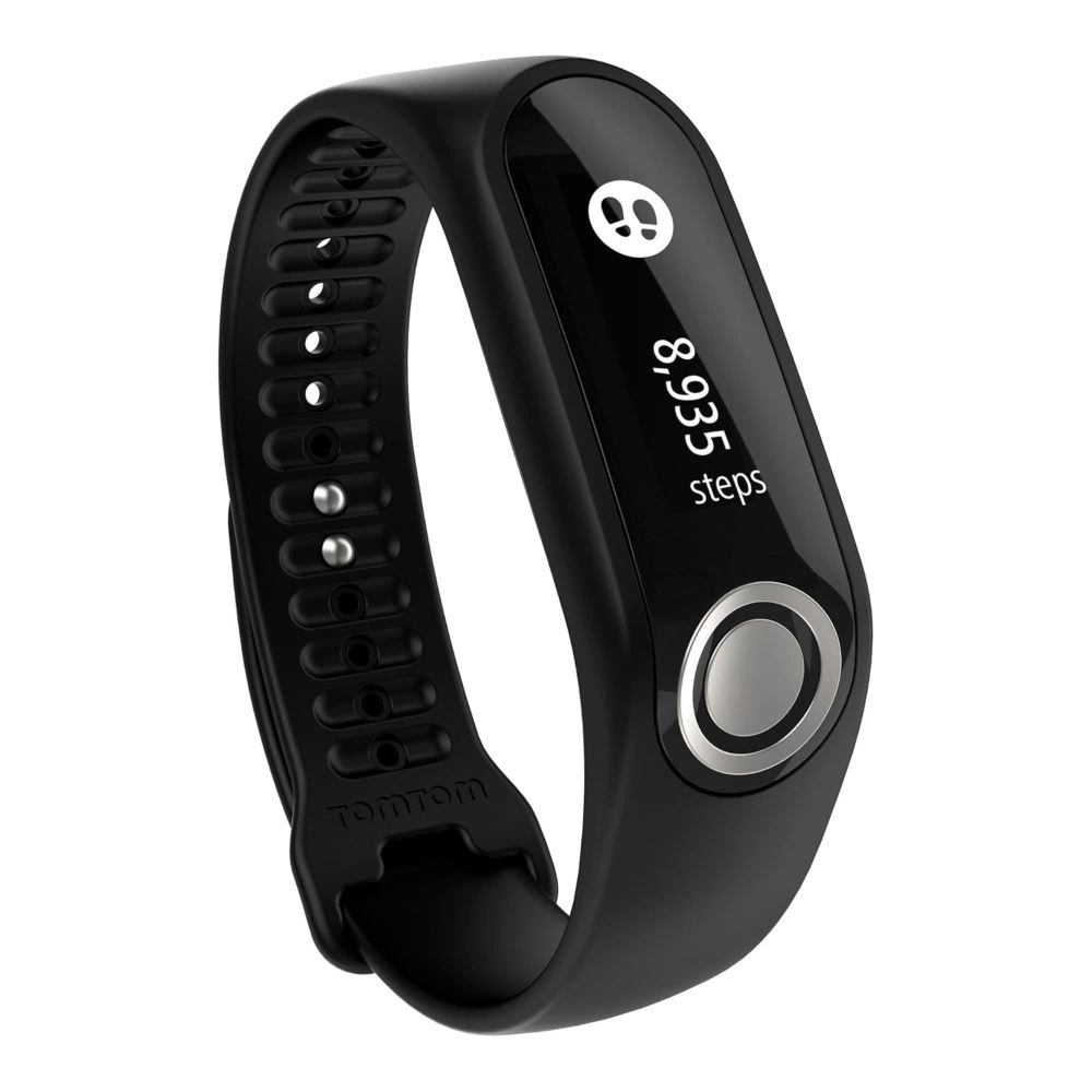 TomTom Touch okoskarkötő pulzusmérővel - testösszetétel, és aktivitáskövetés, fekete, kicsi