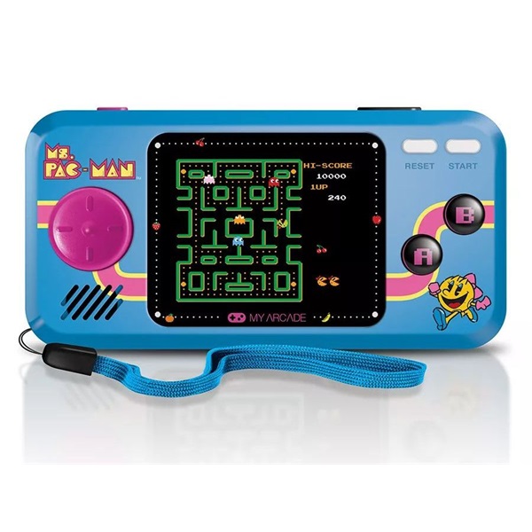 My Arcade DGUNL-3242 Ms. Pac-Man 3in1 Pocket Player hordozható kézikonzol My Arcade DGUNL-3242 Ms. Pac-Man 3in1 Pocket Player hordozható kézikonzol