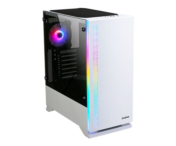 Zalman S5 White táp nélküli ablakos ház fehér Zalman S5 White táp nélküli ablakos ház fehér