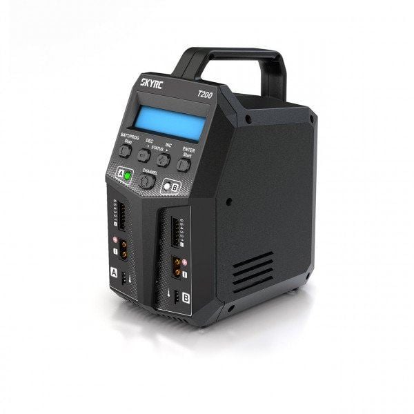 SkyRC T200 akkumulátor töltő 2x100W (SK-100155-02) SkyRC T200 akkumulátor töltő 2x100W (SK-100155-02)