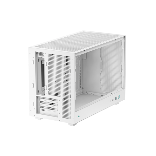 DeepCool CH260 WH   Mini-ITX/Micro ATX (BTF)  2xUSB3.0  Type-C Számítógépház   Fehér 