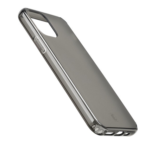 CELLULARLINE műanyag telefonvédő (szilikon keret, közepesen ütésálló, antibakteriális) FEKETE [Samsung Galaxy A41 (SM-A415F)]