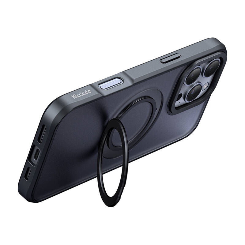 McDodo PC-4932 MagSafe tok iPhone 16 Pro készülékhez állvánnyal (fekete) McDodo PC-4932 MagSafe tok iPhone 16 Pro készülékhez állvánnyal (fekete)