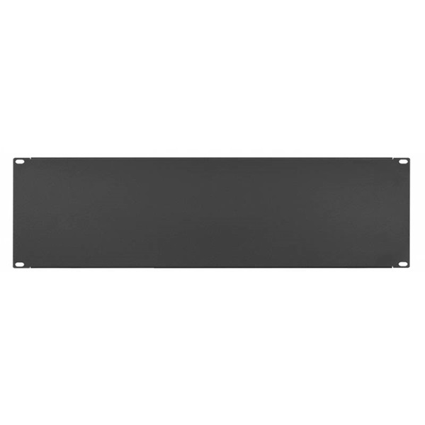 Stalflex rack szekrény takaró panel 3U 19" fekete (RP19-3U-B)