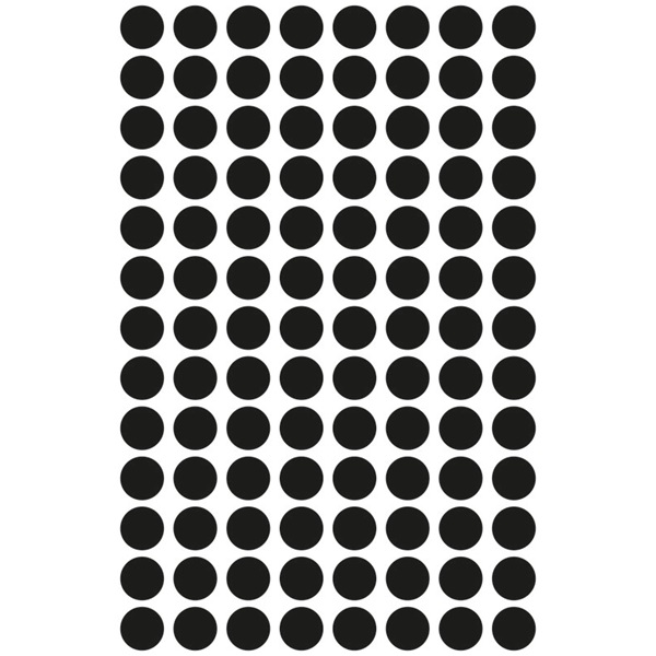 Avery 3009 8mm 416db-os fekete jelölőpont Avery 3009 8mm 416db-os fekete jelölőpont