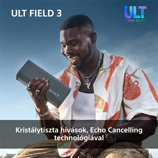 Sony ULT Field 3 fehér Bluetooth hangszoró