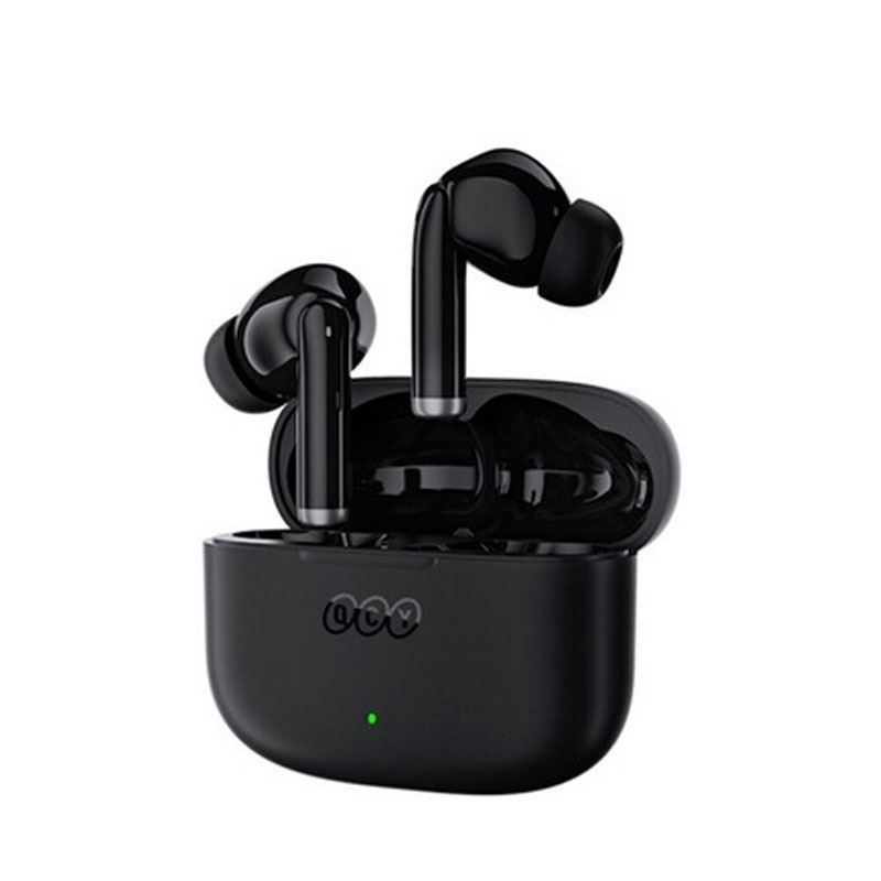 QCY T19 TWS Bluetooth mikrofonos fülhallgató fekete QCY T19 TWS Bluetooth mikrofonos fülhallgató fekete