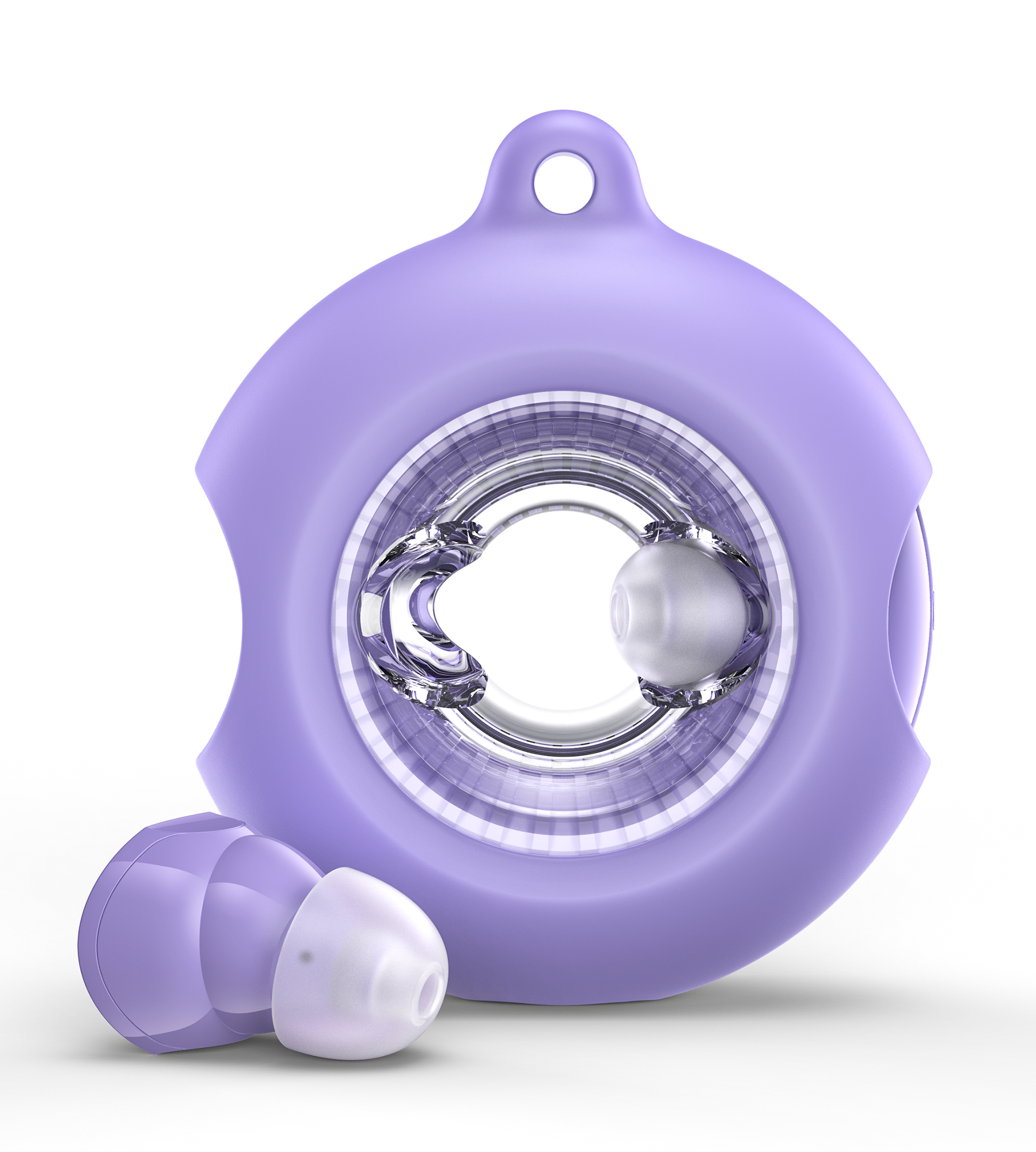 Choetech BH-T22 GlitzDonut TWS Világító nyakkábeles Fülhallgató Lila Choetech BH-T22 GlitzDonut TWS Világító nyakkábeles Fülhallgató Lila