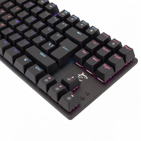 White Shark GK-2106B/R-US fekete mechanikus gamer billentyűzet