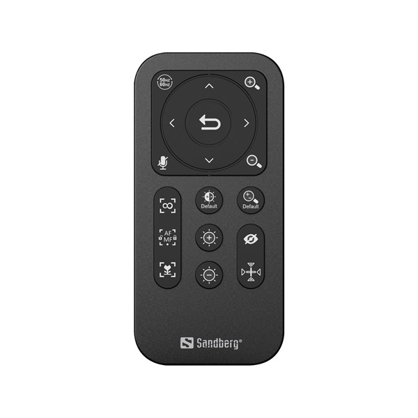 Sandberg Streamer USB Webcam Pro Elite Webkamera Fekete/ezüst 