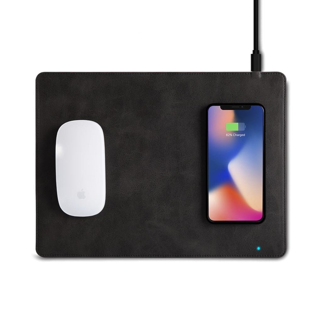 Quazar QZR-WC08-GY Qi Charger egérpad szürke Quazar QZR-WC08-GY Qi Charger egérpad szürke