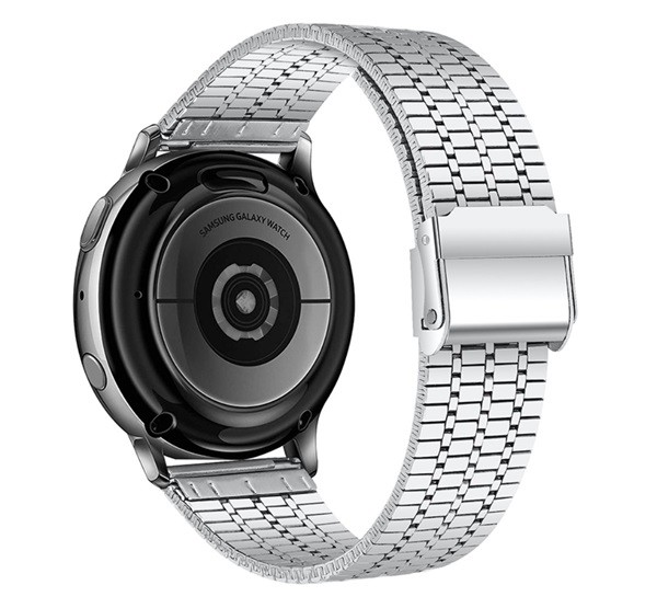 Pótszíj (univerzális, 20 mm, fém) EZÜST [Realme Watch]