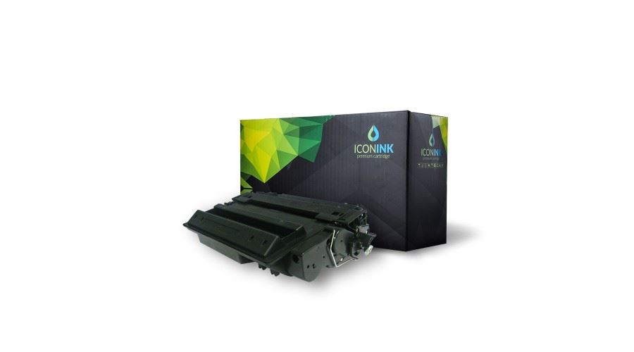 ICONINK CE255X, CRG524 utángyártott HP toner fekete (ICKN-CE255X)