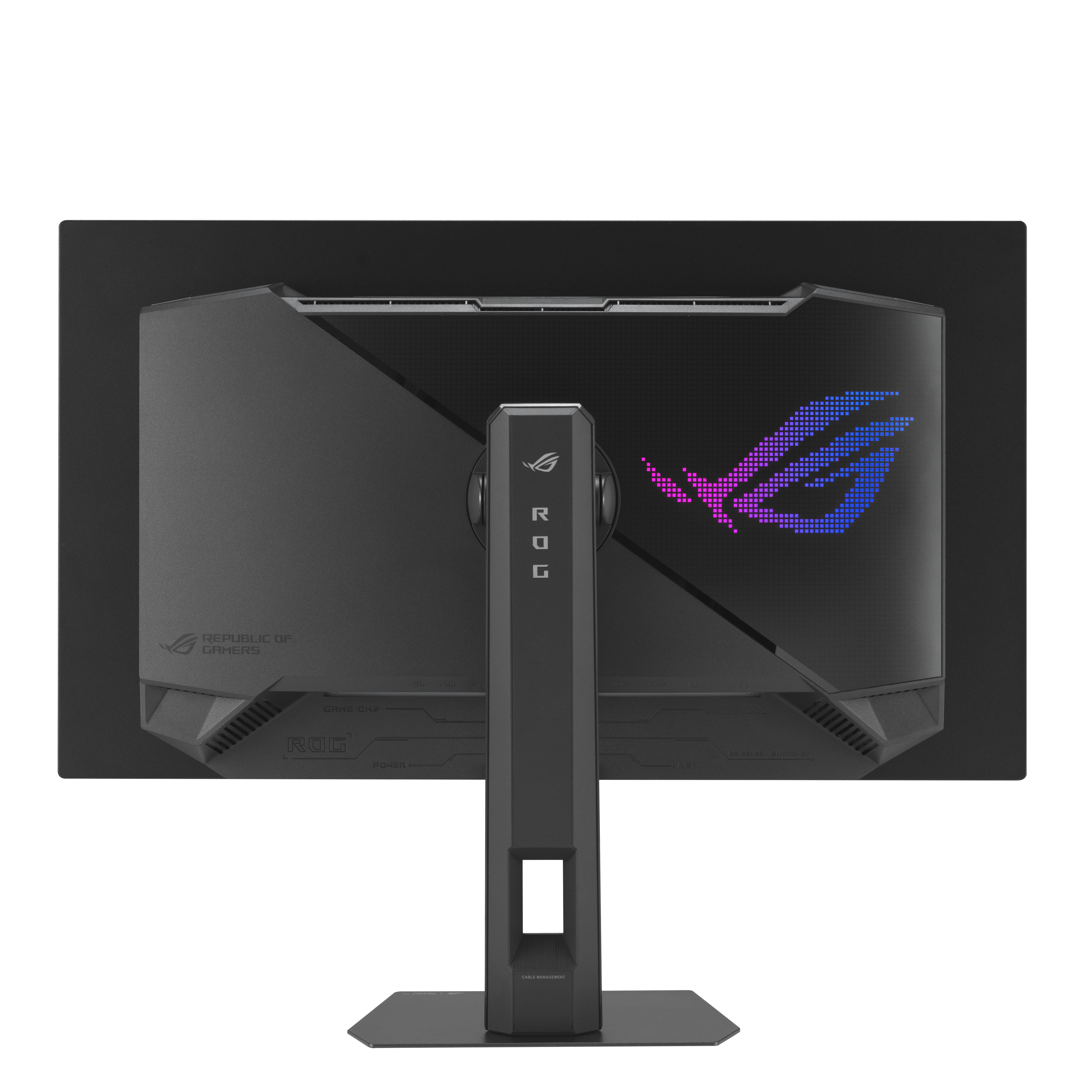 ASUS 27" ROG Strix XG27AQDPG Monitor - 2560x1440, QHD, OLED, QD-OLED, 500Hz, 1ms, Pivot, Gamer, Fekete