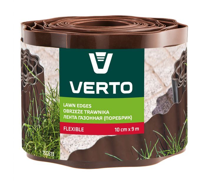 Verto 15G513 Ágyásszegély 10cm 9m barna Verto 15G513 Ágyásszegély 10cm 9m barna