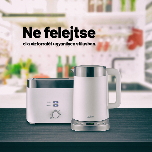 Lauben Toaster T17WS Kenyérpirító Fehér