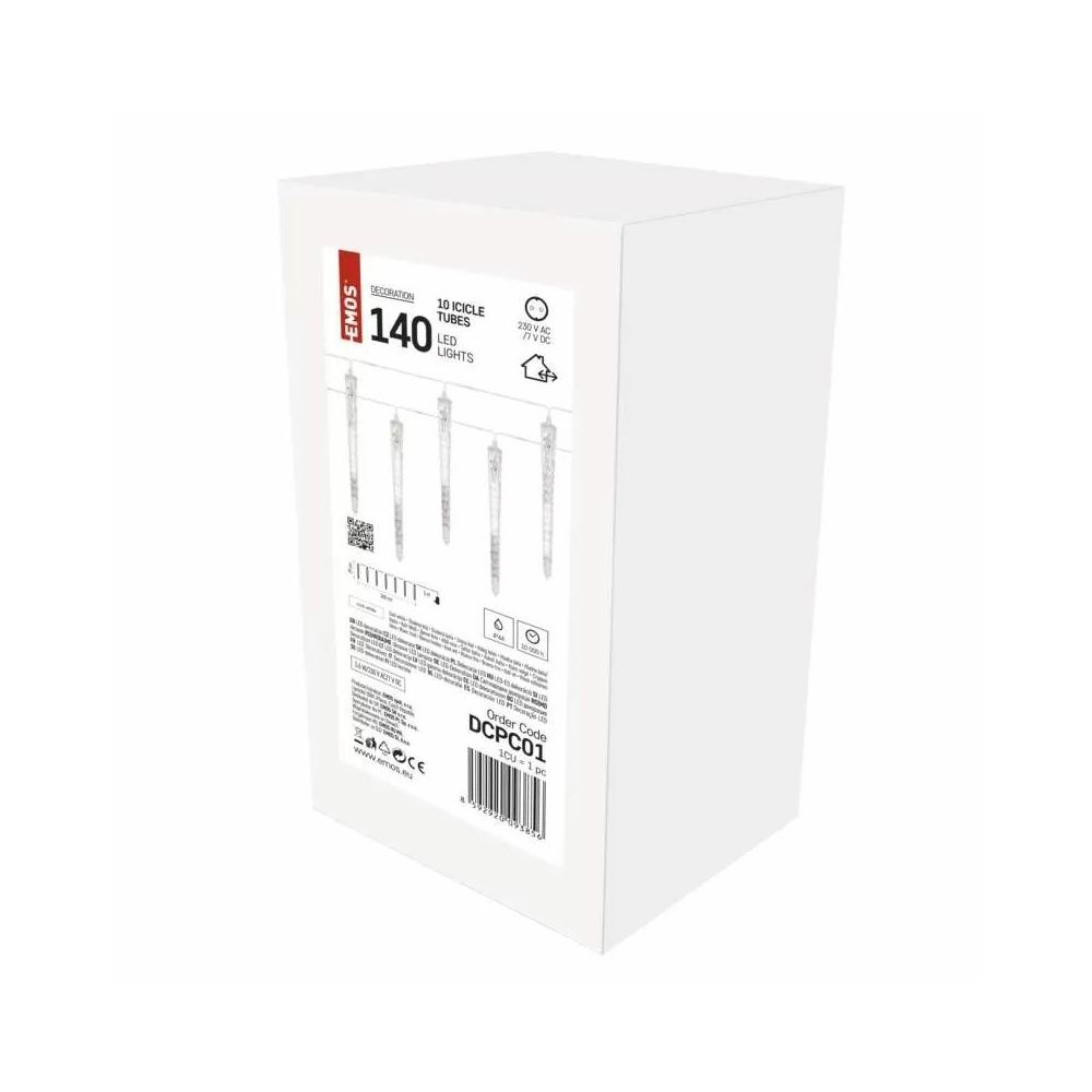 EMOS LED karácsonyi fényfüzér jégcsap 3.6m kültéri és beltéri hidegfehér (DCPC01) EMOS LED karácsonyi fényfüzér jégcsap 3.6m kültéri és beltéri hidegfehér (DCPC01)