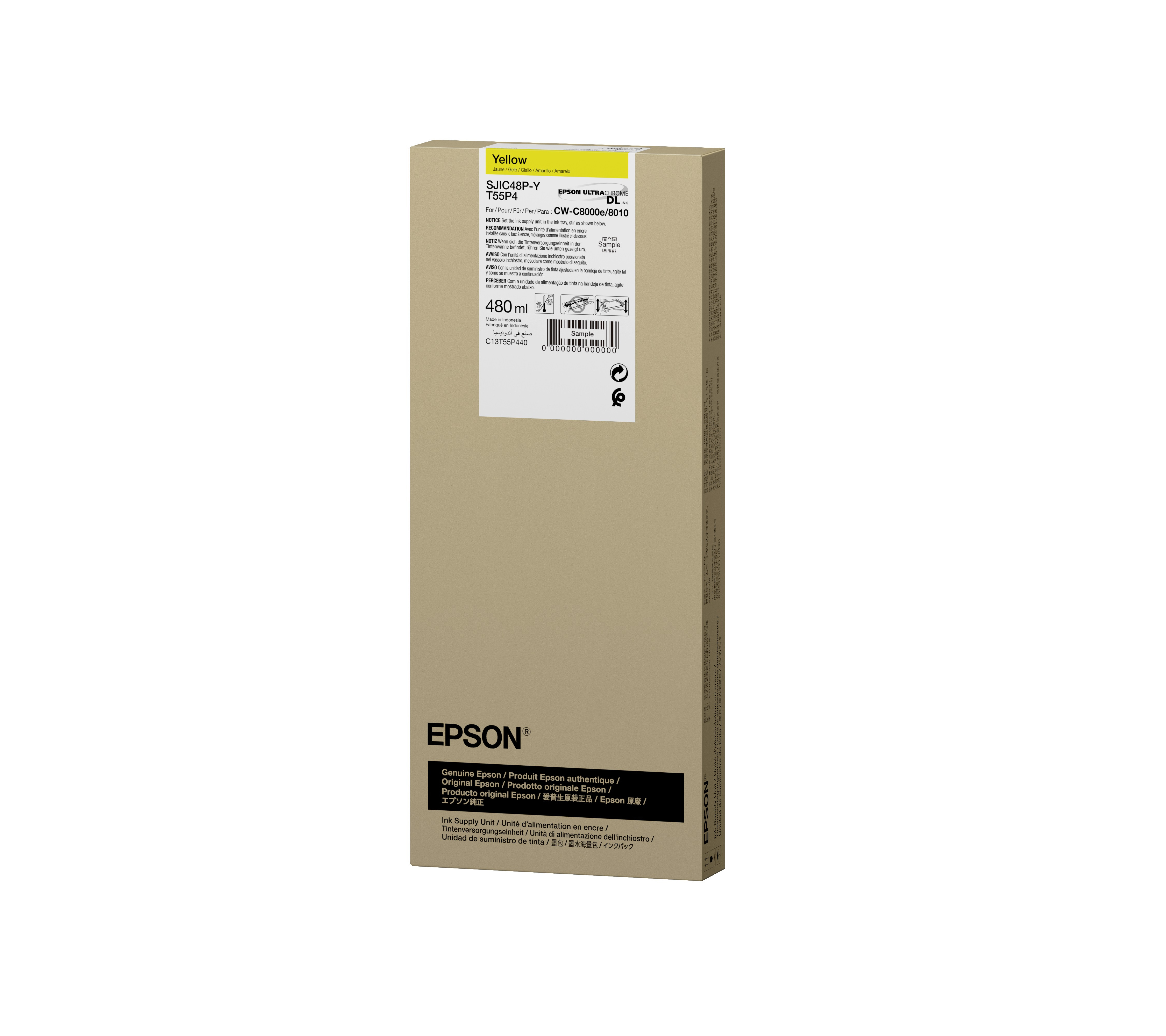 Epson SJIC48P-Y C8000 Patron Sárga Eredeti Epson SJIC48P-Y C8000 Patron Sárga Eredeti