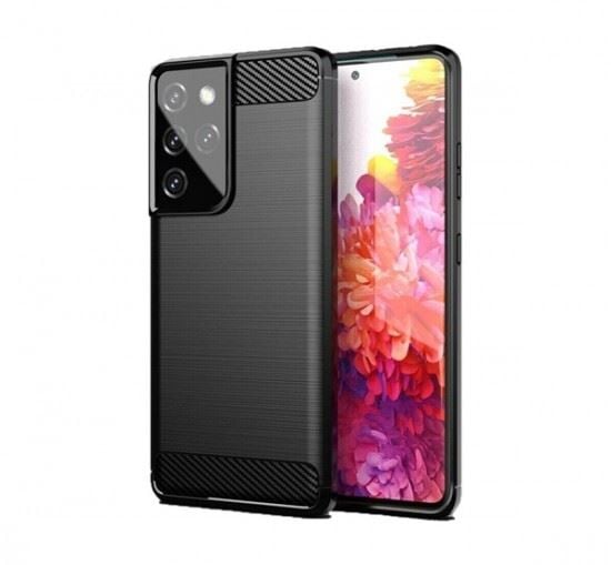 Forcell Carbon Samsung Galaxy Galaxy S23 hátlap tok fekete (70143)