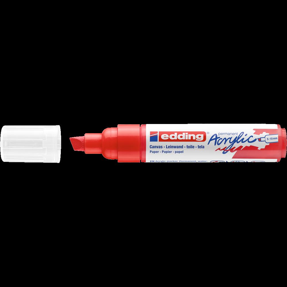 Edding Akril marker 5-10mm,  5000 piros (7580244005)